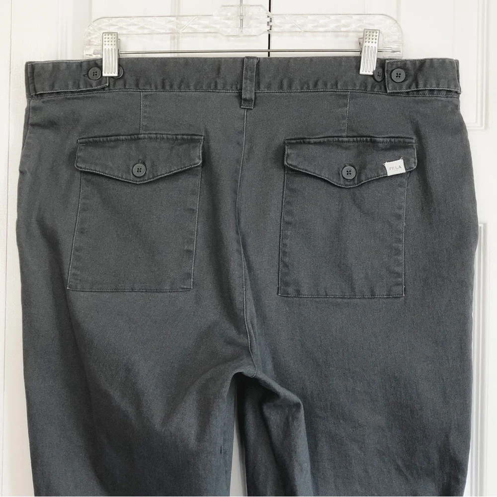 FF.LA Men's Casual Steel Gray Frontier Slim Leg Pants 36x32